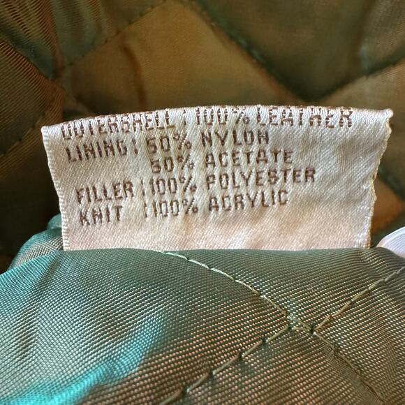 Vintage 80s G-III Global Identity Men’s Leather Field Jacket Brown Size M NWT - Picture 6 of 9